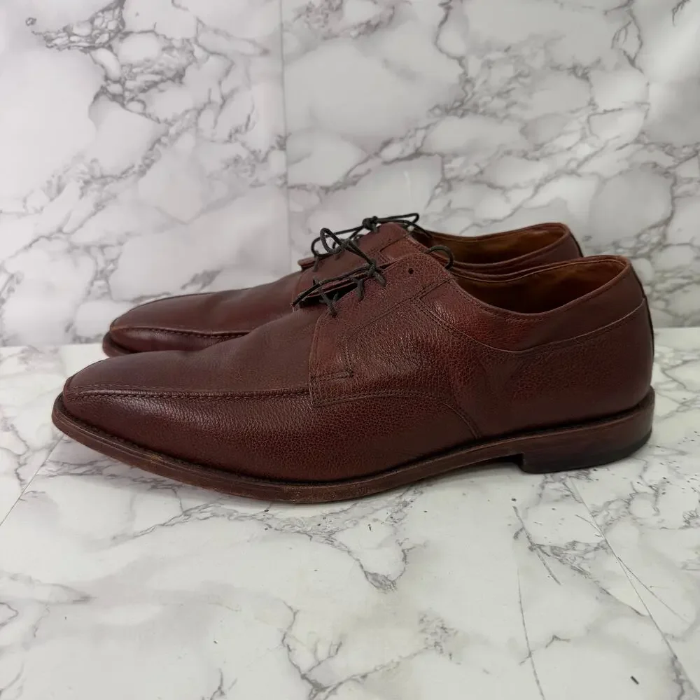 Allen Edmonds Men's Shoes sz 13 Jackson + Grained Leather Brown #M420